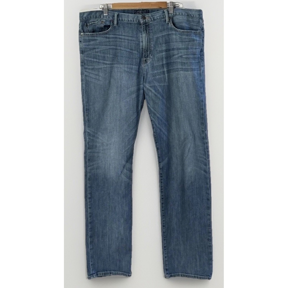 Mens Lucky Brand 363 Vintage‎ Straight Blue Jeans Size 40 Stretch 40x32